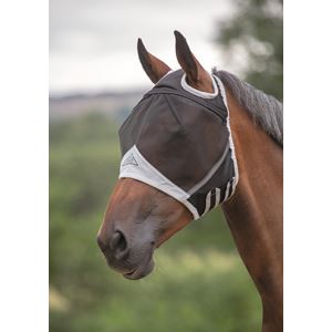Shires Fine Mesh Fly Mask with Ear Holes