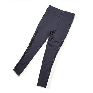 Shires Aubrion Rhythm Riding Tights - Young Rider (Navy)