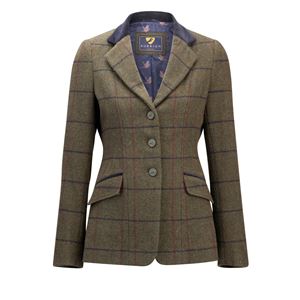 Shires Aubrion Saratoga Ladies Jacket (Spruce Green Check)