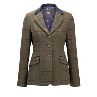 Shires Aubrion Saratoga Ladies Jacket (Spruce Green Check)