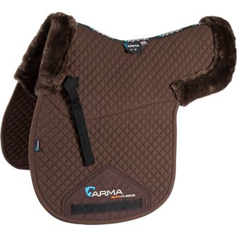 Shires ARMA SupaFleece Numnah (Brown)