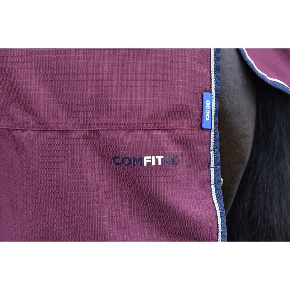 Weatherbeeta Comfitec Essential Turnout Combo - 220g (Burgundy/Navy)