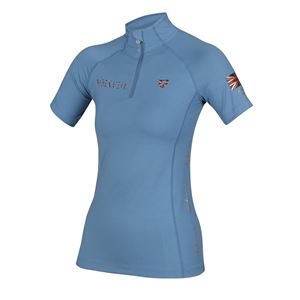 Shires Aubrion Team Short Sleeve Base Layer (Steel)