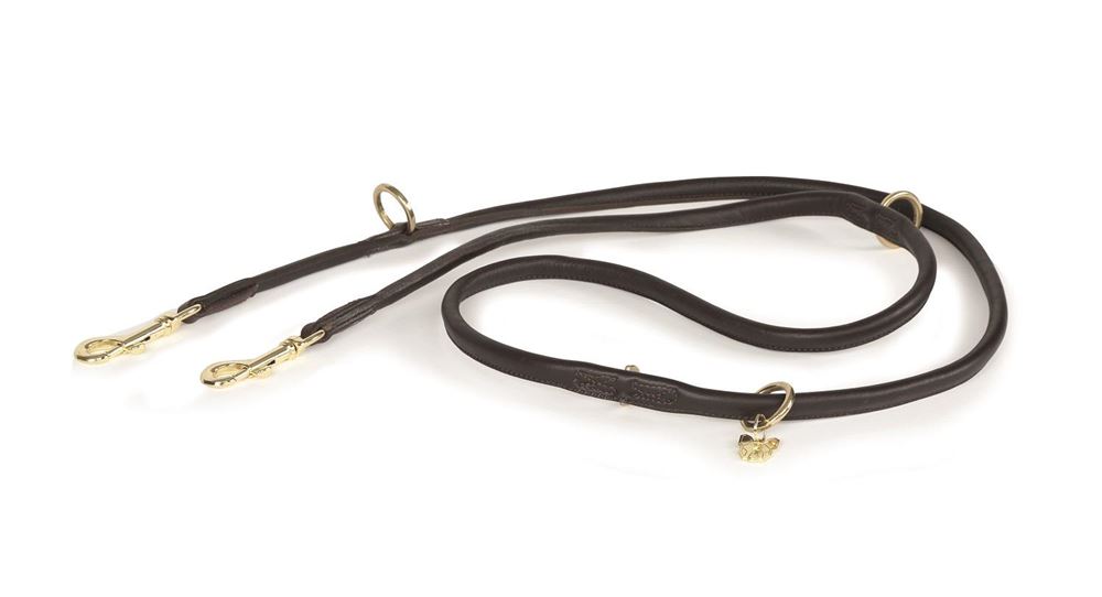 Shires Digby & Fox Rolled Leather Dog Training Lead