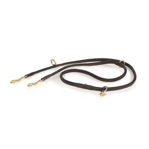 Shires Digby & Fox Rolled Leather Dog Training Lead