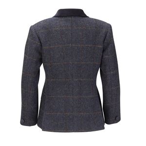 Shires Aubrion Saratoga Jacket - Young Rider (Juniper Navy Check)