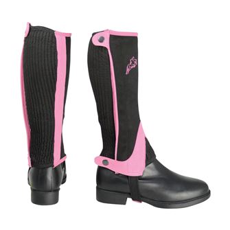 Hy Equestrian Children's Two Tone Amara Half Chaps