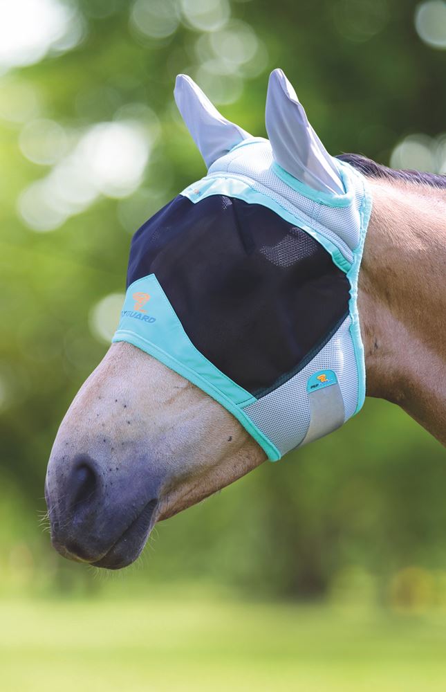 Shires Air Motion Fly Mask with Ears (Purple)