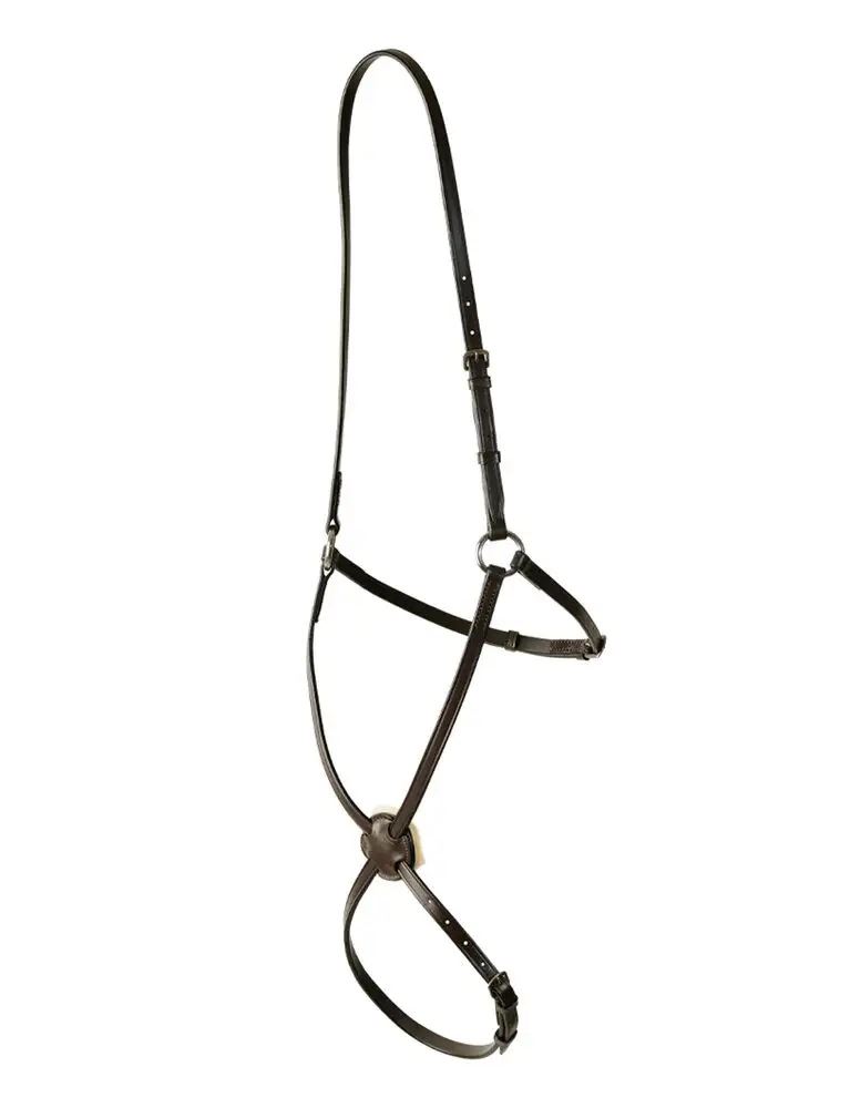 Kincade Classic Plain Raised Grackle Noseband (Brown)