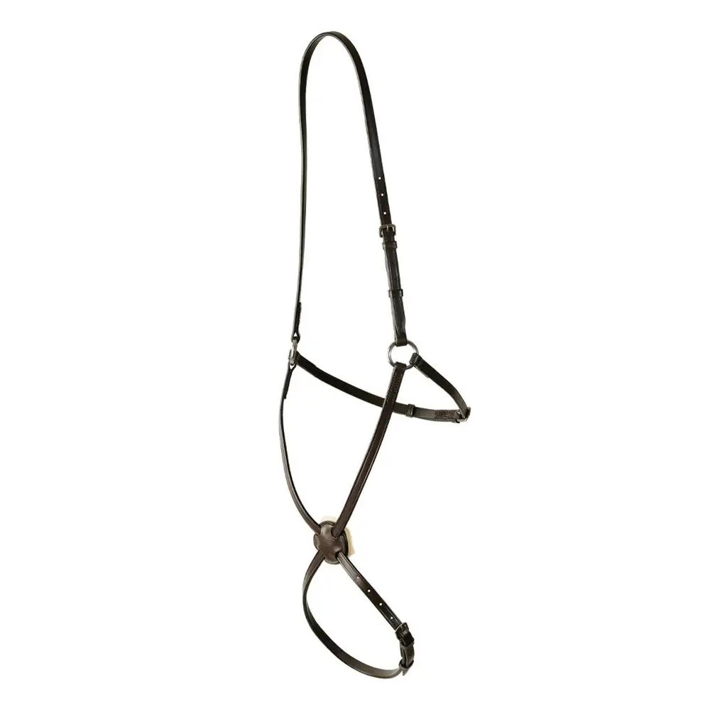 Kincade Classic Plain Raised Grackle Noseband (Brown)