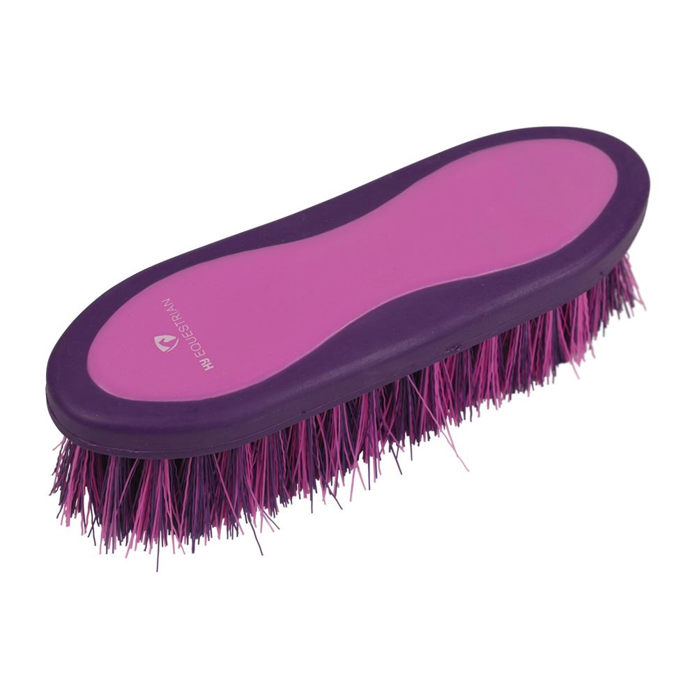 Hy Equestrian Pro Groom Dandy Brush (Purple/Pink)
