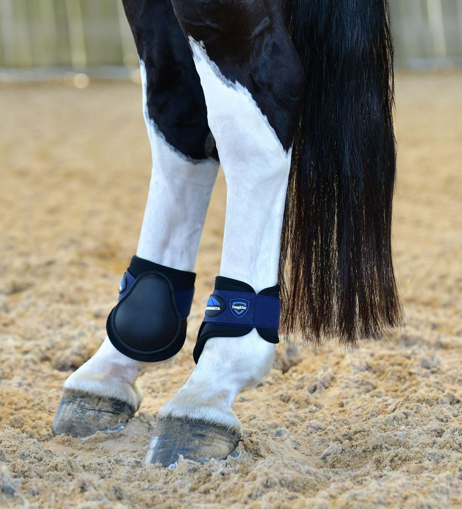 Weatherbeeta Tough-Tec Prime Fetlock Boots (Black/Navy)