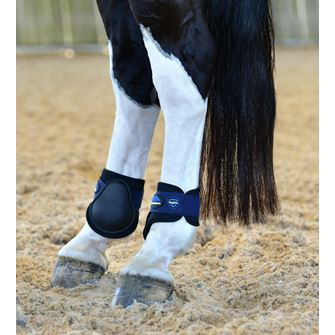 Weatherbeeta Tough-Tec Prime Fetlock Boots (Black/Navy)
