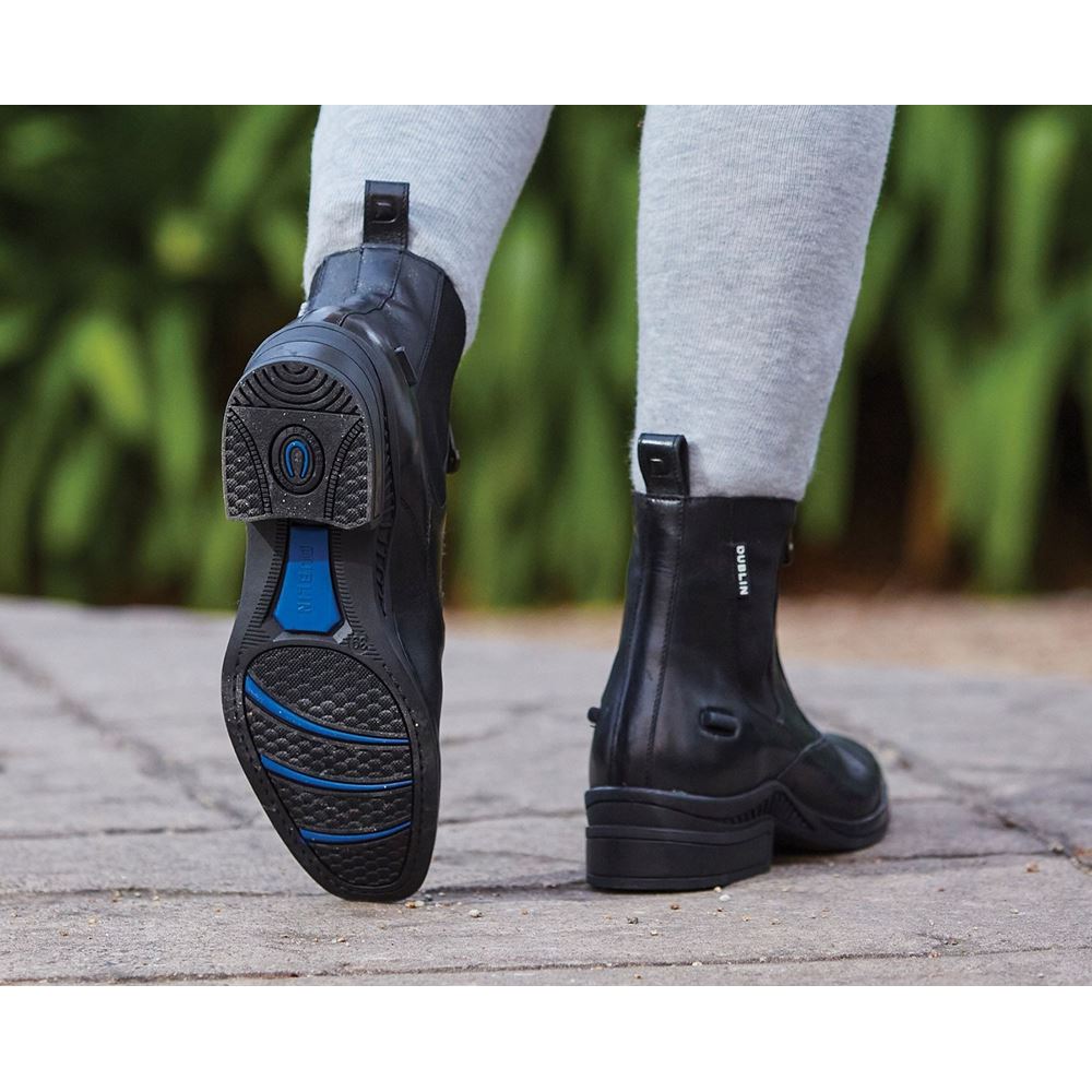 Dublin Paramount Zip Paddock Boots (Black)
