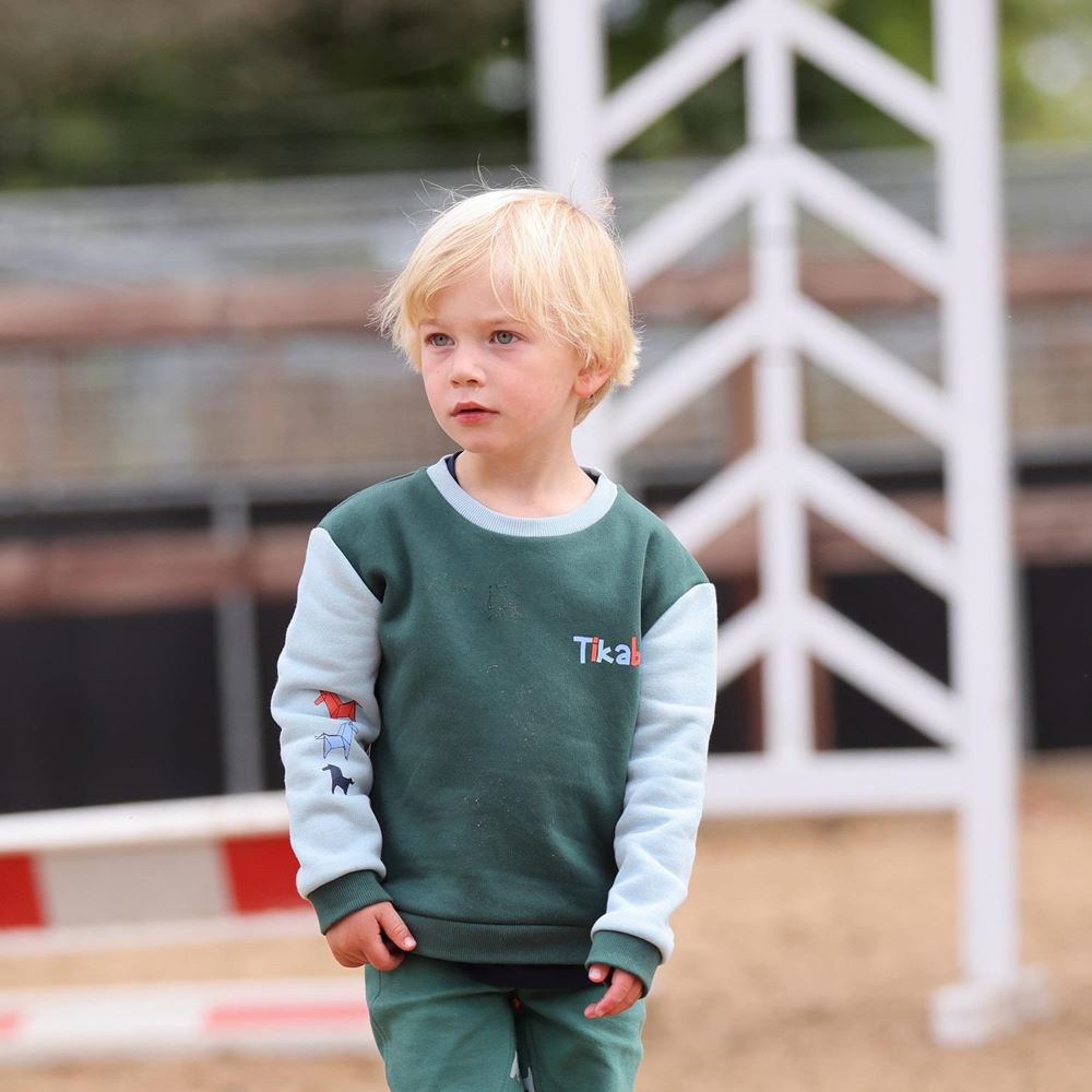 Shires Tikaboo Sweatshirt (Green Horse)