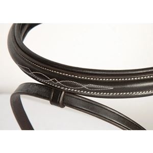 Shires Avignon Padded Raised Flash Noseband (Havana)