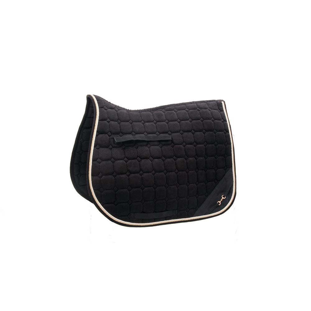 Hy Equestrian On The Bit Saddle Pad (Black/Gold)