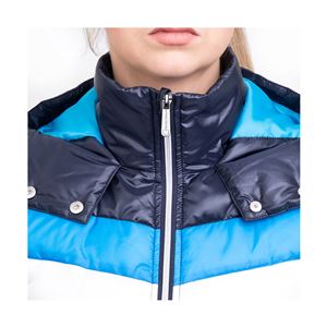 Coldstream Southdean Quilted Coat (Navy/White/Blue)