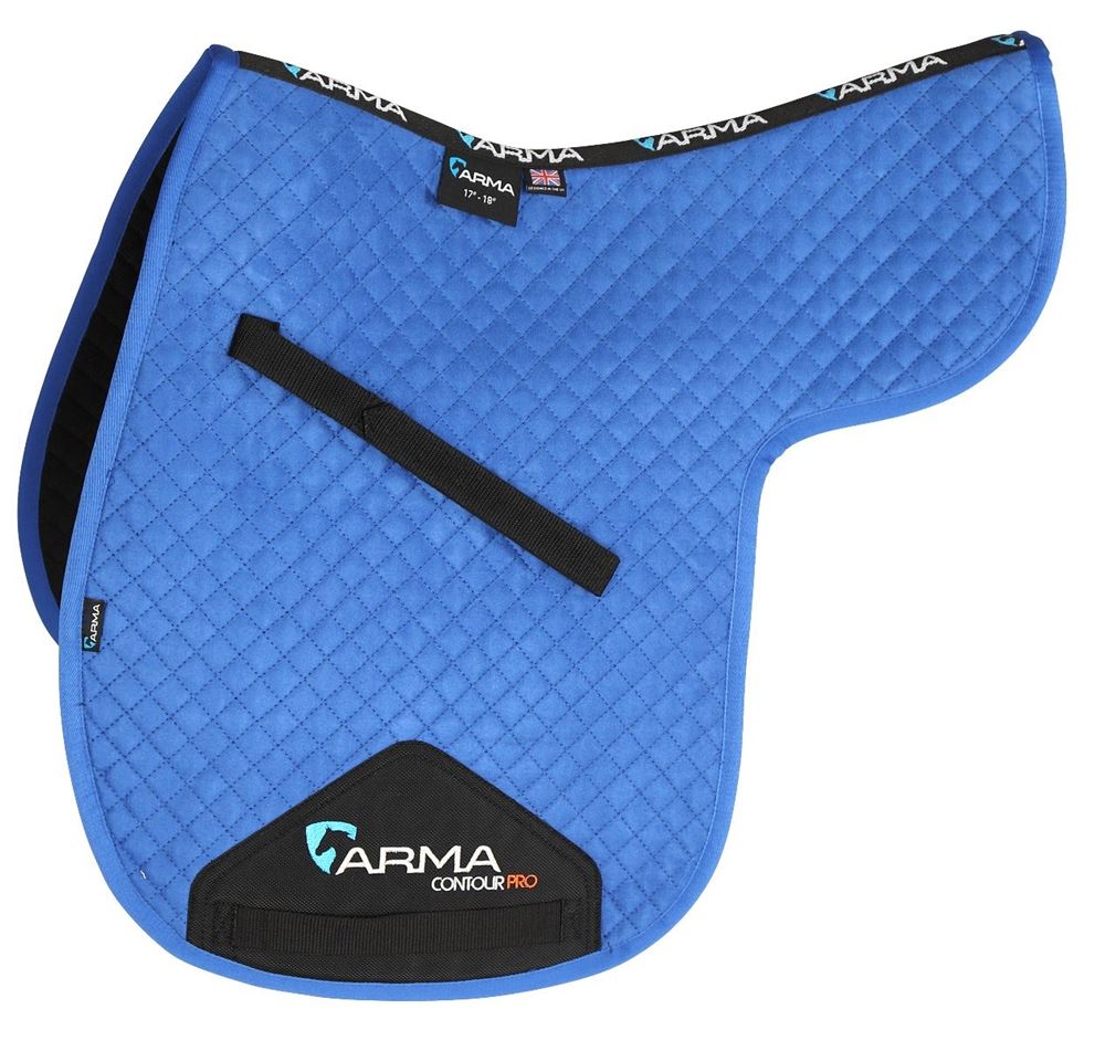 Shires ARMA Suede Numnah (Royal)