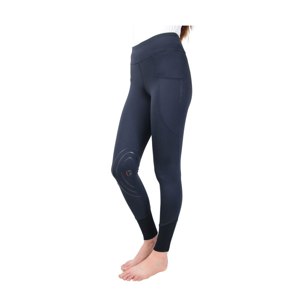 Hy Equestrian Selah Children's Competition Riding Tights (Navy)