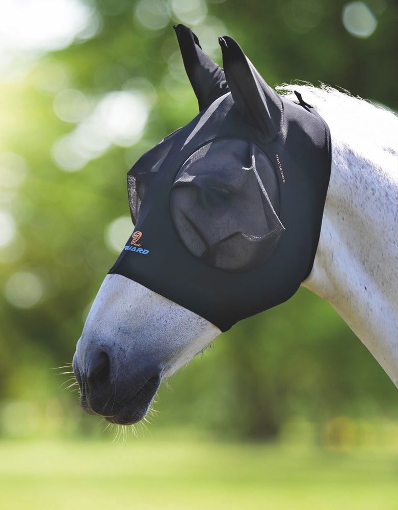 Shires Stretch Fly Mask (Jet)