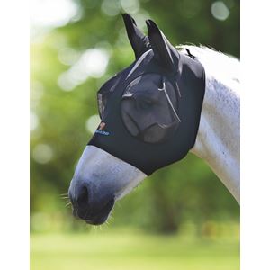 Shires Stretch Fly Mask (Jet)