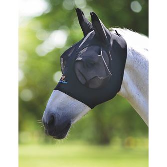 Shires Stretch Fly Mask (Jet)