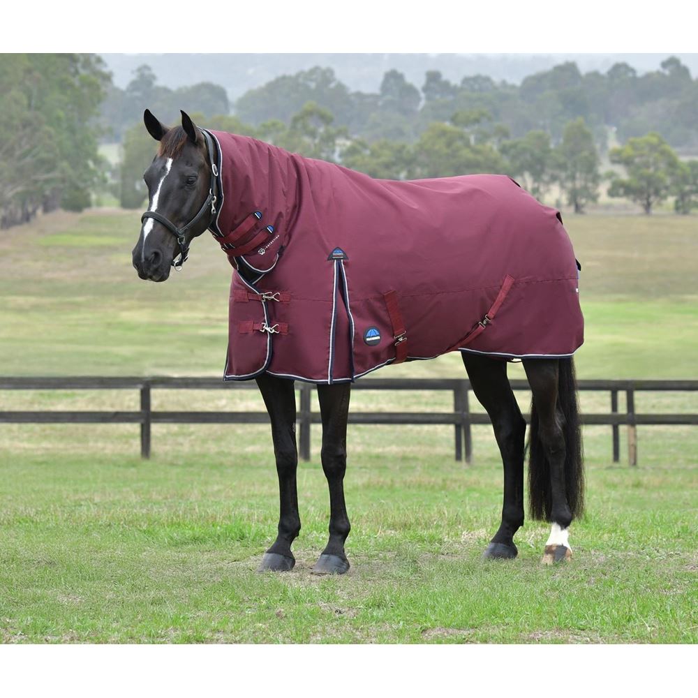 Weatherbeeta Comfitec Essential Turnout Combo - 360g (Burgundy/Navy)