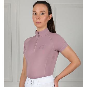 Coldstream Midlem Short Sleeve Base Layer (Dusky Pink)