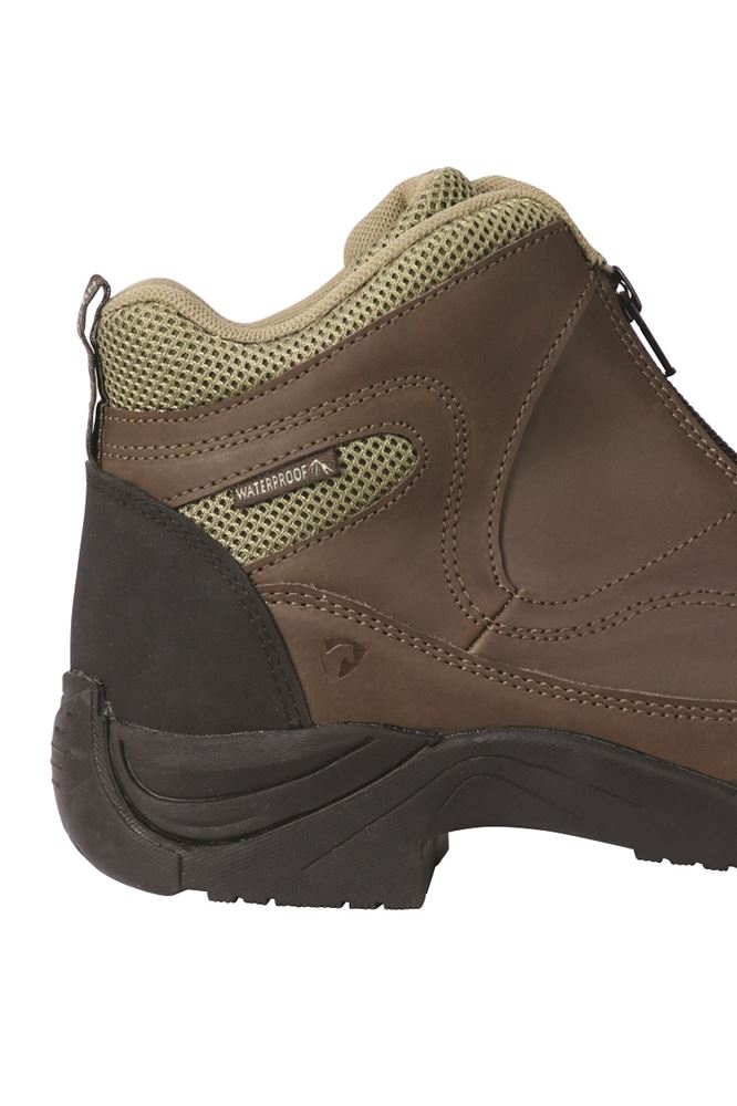 Hy Equestrian Cromford Short Zip Boots (Brown)