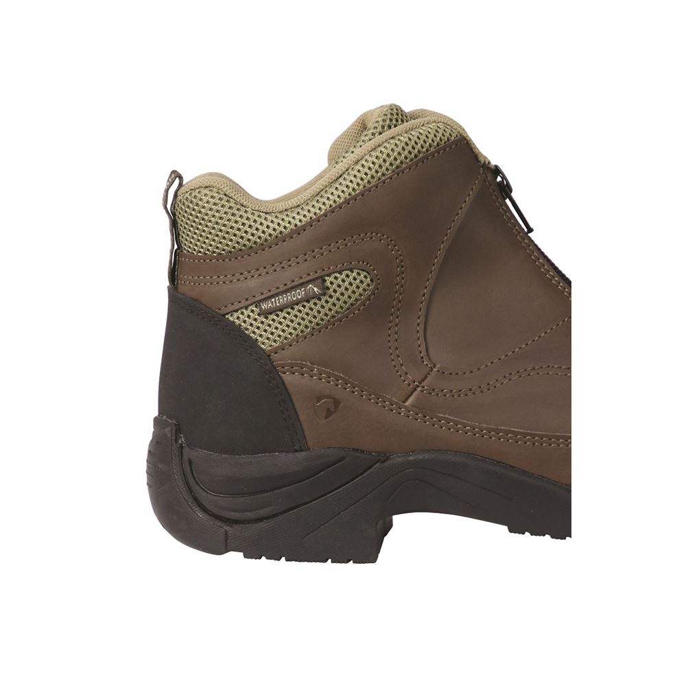 Hy Equestrian Cromford Short Zip Boots (Brown)