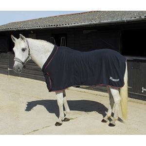 Rhinegold Comfey Collar Fleece Rug (Navy)
