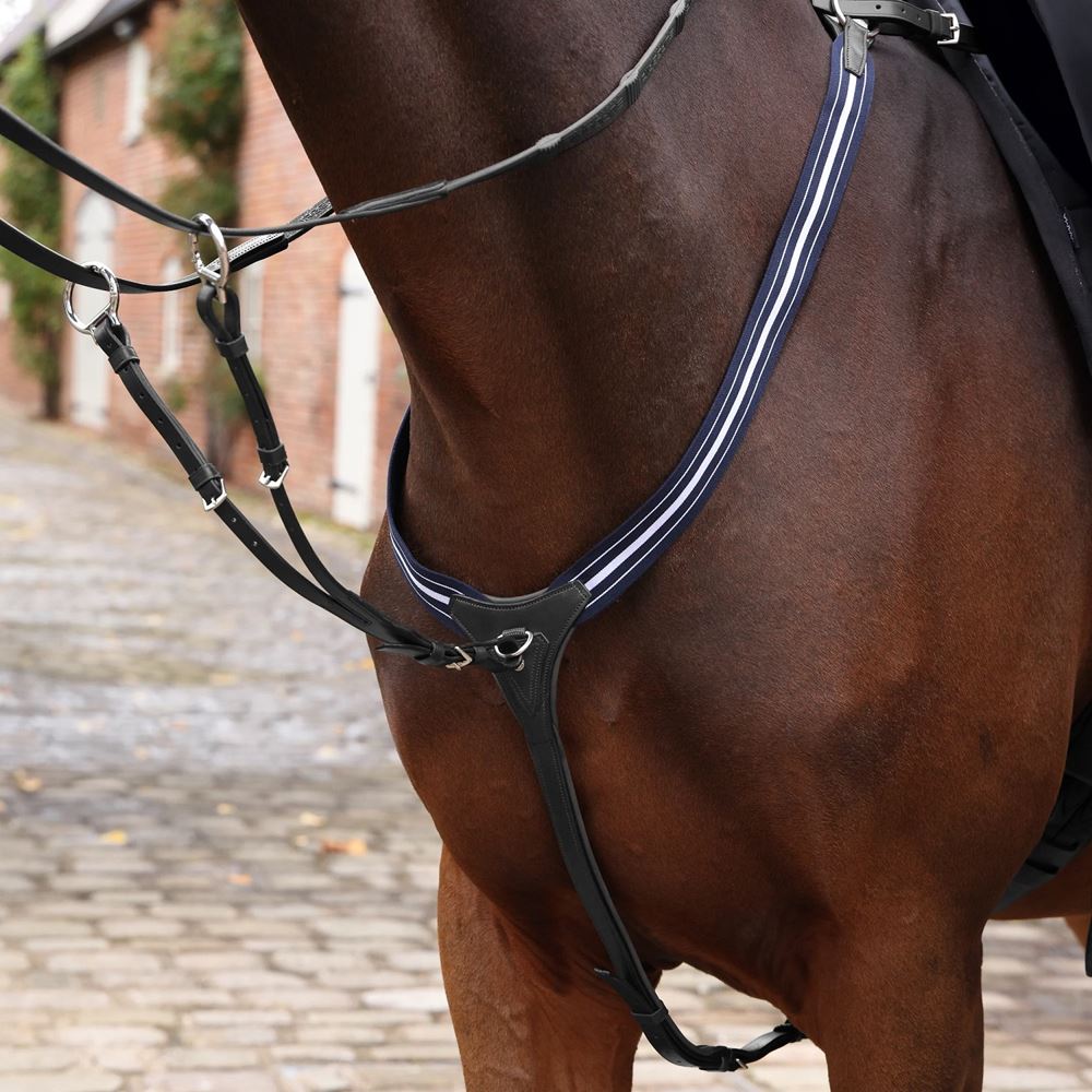 Shires Velociti LUSSO Opus Elastic Breastplate (Black)