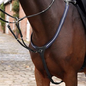 Shires Velociti LUSSO Opus Elastic Breastplate (Black)