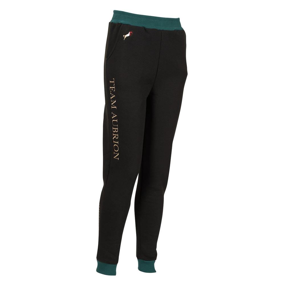 Shires Aubrion Team Joggers - Young Rider (Black)