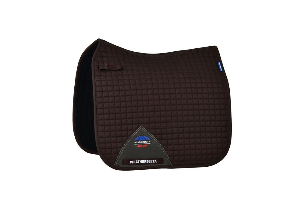 Weatherbeeta Prime Air-Tec Dressage Saddle Pad (Chocolate)