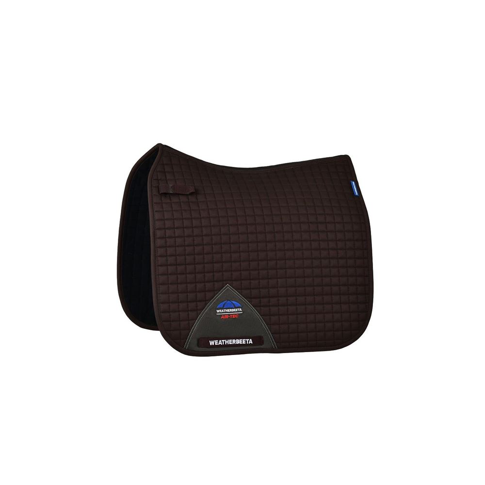 Weatherbeeta Prime Air-Tec Dressage Saddle Pad (Chocolate)