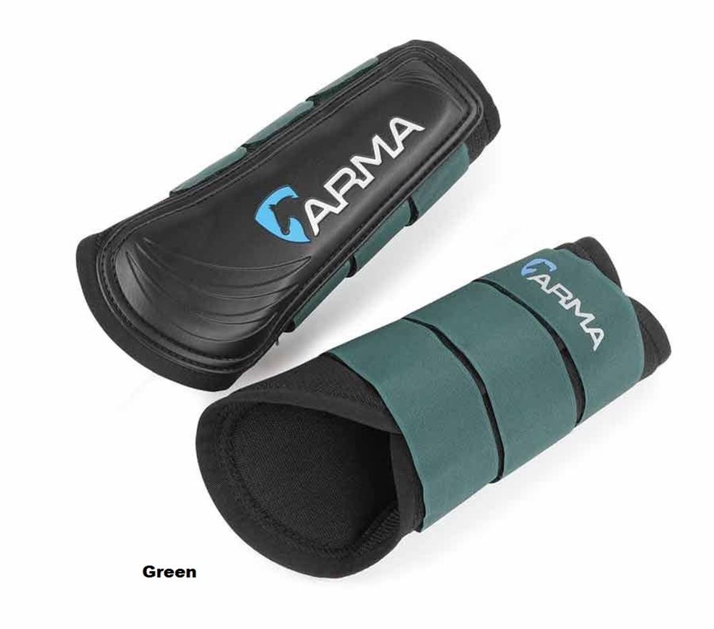 Shires ARMA Air Motion Brushing Boots (Green)