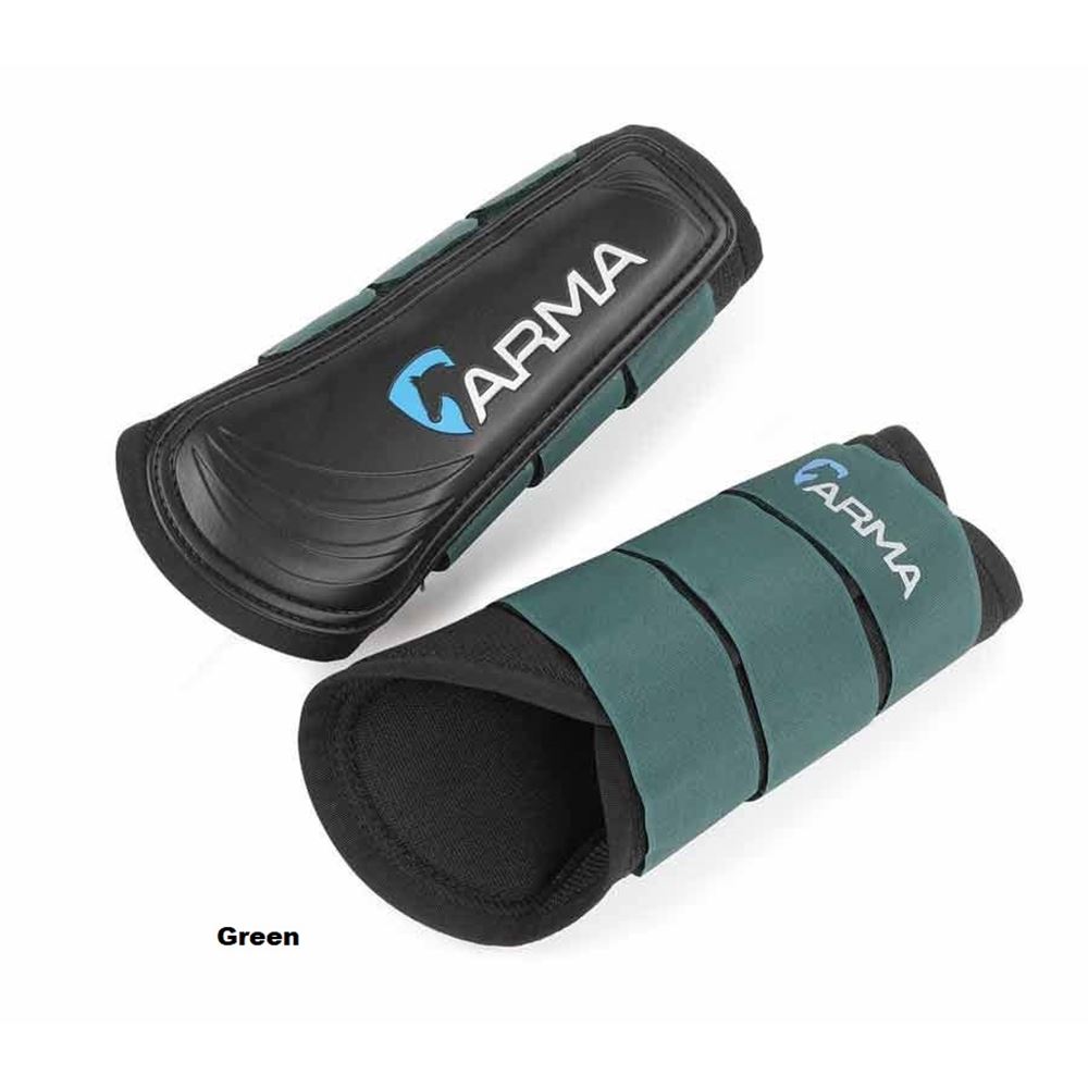 Shires ARMA Air Motion Brushing Boots (Green)