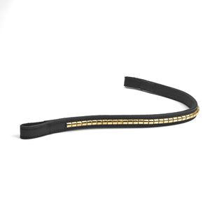 Shires Velociti Rapida Clincher Browband (Black/Brass)