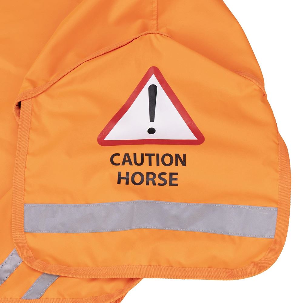 Shires Equi-Flector Waterproof Quarter Sheet (Orange)