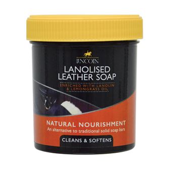 Lincoln Lanolised Leather Soap 200g