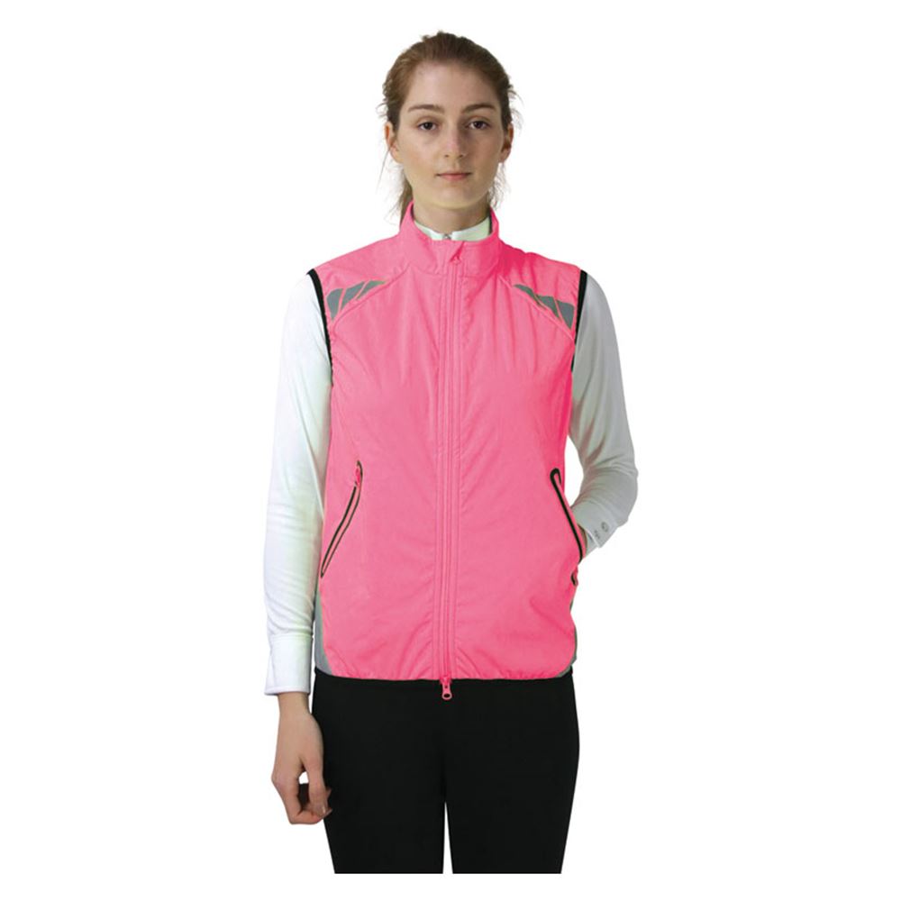 Reflector Gilet by Hy Equestrian Adult - Pass Wide and Slow