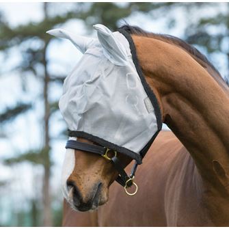 Horseware Amigo Fly Mask (Silver/Dark Grey) *Clearance*