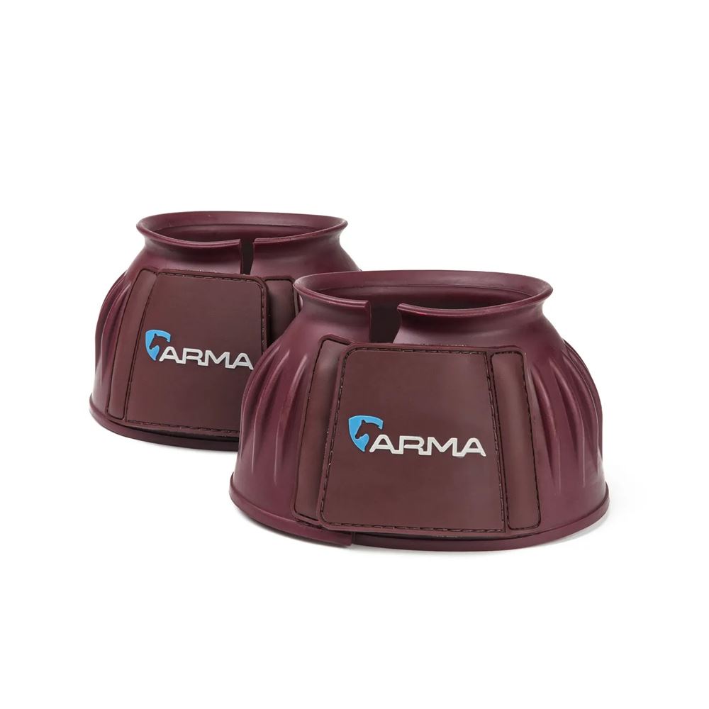 Shires ARMA Touch Close Over Reach Boots (Black Cherry)