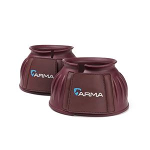 Shires ARMA Touch Close Over Reach Boots (Black Cherry)