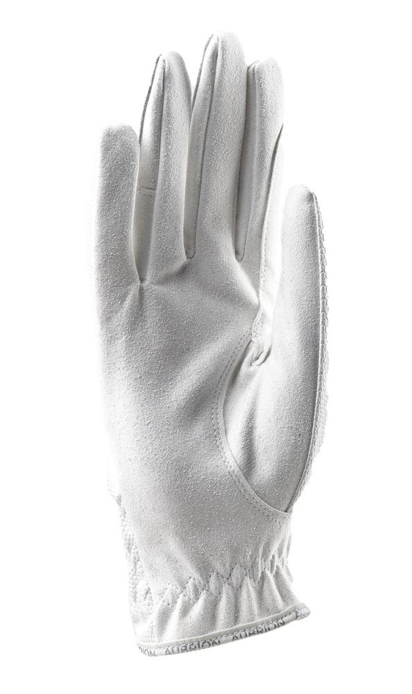 Shires Aubrion Aachen FlexFit Adults Riding Gloves (White)