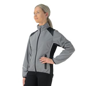 Silva Flash Reflective Jacket by Hy Equestrian (Reflective Silver)