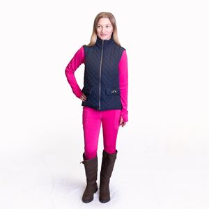 Gallop Women's Navy Gilet