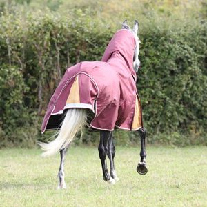 Shires Highlander Plus 100 Combo Turnout Rug (Maroon)